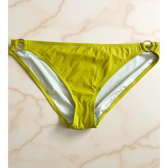BANANA REPUBLIC Chatreuse Lime Green Bikini Swim Bottoms Size XL NEW NWOT - Picture 1 of 7